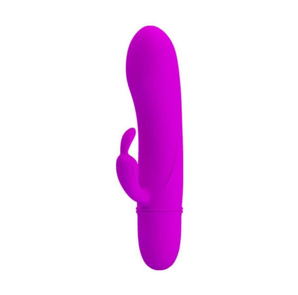 Sex Toy Toy Portátil Silicone Rabbit Vibrator Cute