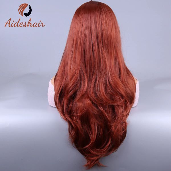 Cabelos longos e europeus de peruca longa cabelos loiros longos grandes ondas grandes tampa da cabeça da peruca de fibra química
