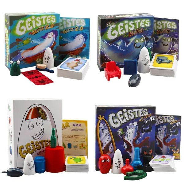 Game game card di famiglia Geistes Blitz 1+2+3 Ghost Blitz Geistesblitz 5 Vor 12 Game Board Game Family Party Family Games Indoor Games