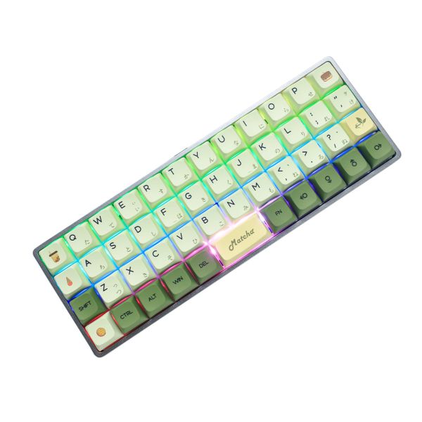 Acessórios Air40 RGB Hot Swap fofo 40 teclado mecânico montado qmk via placa de caixa CNC do tipo C PCB