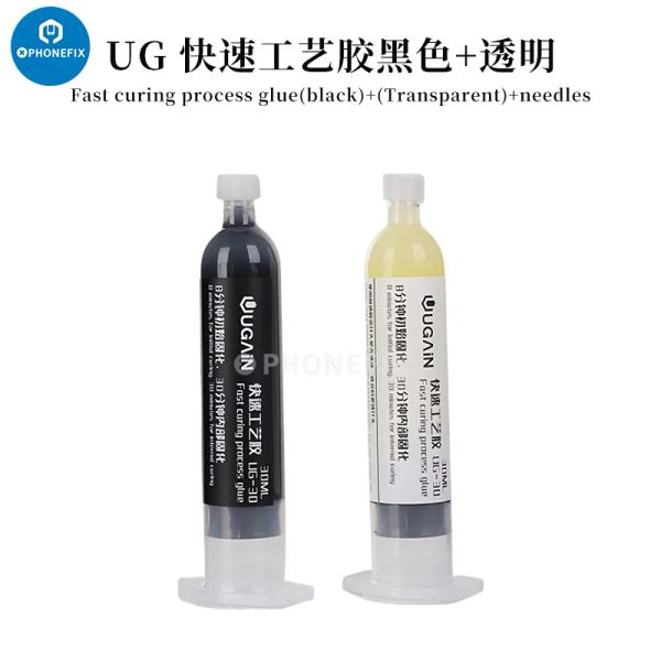 2uul Структурный клейкий экран мобильного телефона Caulking Glue Black White Guru Glue для телефона средней рамки задней стеклянной инструменты