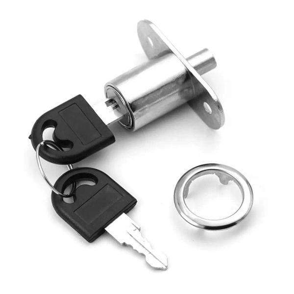 Nützliche Nockenzylinderschlösser 23/32mm Zungentür Bolzen Latch Schrankschrank Schiebetür mit Schlüsselmöbel Hardware