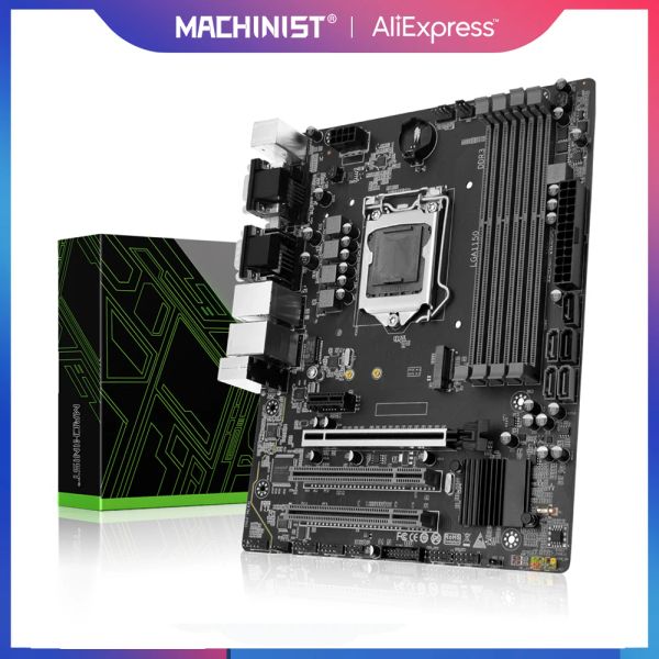 Materiale macchinista H97 Motherboard LGA 1150 Supporto Intel Pentium/Core/5th Gen Xeon Processore CPU DDR3 RAM Desktop Memory SSD M.2H97MPRO