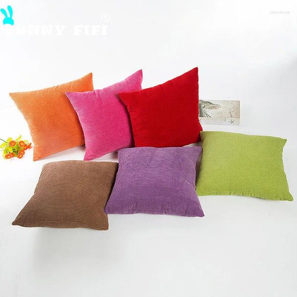 Casos de grão de milho de travesseiro bordado Jacquard Cover de luxo 45x45cm decorativo para sala de estar de sofá quarto