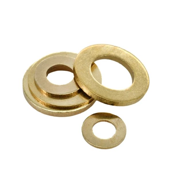 Arruela de latão de anel plana ANGLHA PRAVO PLATA MACHET MAQUE METALWORKING SPACERS ORING ARRUELHA M2 M3 M4 M6 M8 M10 M12 M14 M16 M20