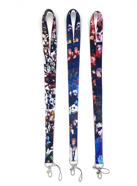 Großhandel 600pcs Anime Japan Lanyards für Telefonhalsriemen -Hänge -Seilstudent -Abzeichenhalter Keychain Lanyard für Freunde4418708