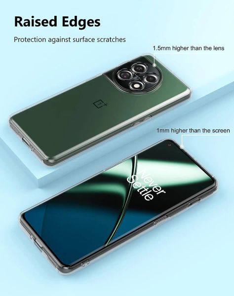 Custodia di protezione trasparente per OnePlus 11 10 Pro 10T 10R 11R Clear TPU Shell per OnePlus Ace 2 Pro 2V Copertina in silicone morbido morbido