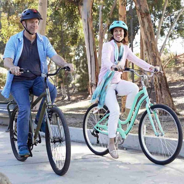 Bicicletas 2023 Novo Huffy 27,5 in.Bicicleta de conforto para mulheres com Parkside com Mint Mint L48 Perfect Fit L48