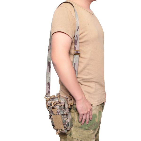 Bolsa de cinto de cinto Tático EDC Molle Bolsa da cintura do organizador da cintura para caminhada portador de chaleira de garrafa de água de celular com alça de ombro
