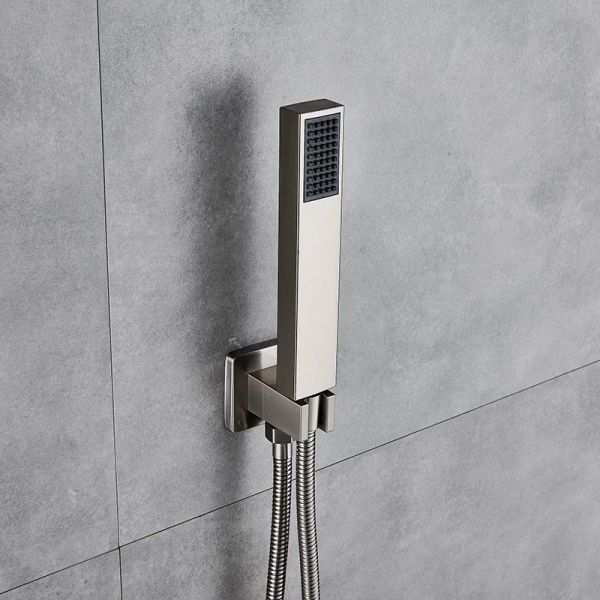 Dusche Wasserhahn Badezimmerhandschuhe mit Halter und 1,5 m Schlauch
