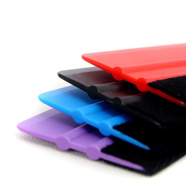 Felt Edge Squeegee Janela Tinging Tool Ferramenta de Vinil raspador Plastic Spatula Scratch Film Film Diy Squeegee Wallpaper Smonsoming