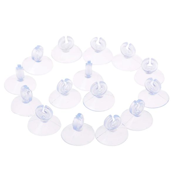 5/10pcs in silicone morbido Acquario Acquario Pompa di ossigeno Pompa Termometro fisso Sucker