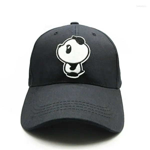 Ballkappen 2024 Cartoon Panda Stickerei Baumwoll Baseball Cap Hip-Hop Verstellbare Snapback-Hüte für Männer und Frauen 173