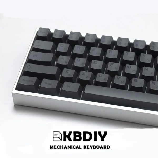 Accessori kbdiy gmk keycap grigio minimalista grigio pbt profilo ciliegia nero 138 tastie tastie per switch mx tastiera game tastiera tastiera fai -da -te fai da te