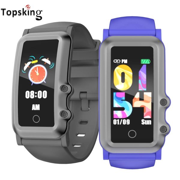 Pulseiras Smart Band for Kids Student Color Screen Esporte Assista à saúde Monitor de freqüência cardíaca Lembrete do despertador FILDRESS rastreador de fitness rastreador de fitness