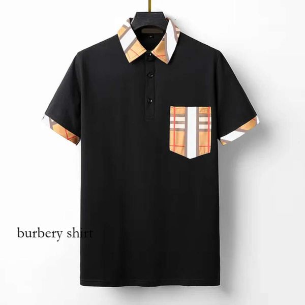 Uomini classici Polo Shirt Designer Summer Men Sumps Shirts Brand Polo Shirt Business Casual Tee England Shirts Man Tops Asian Times M-XXXL 363 217