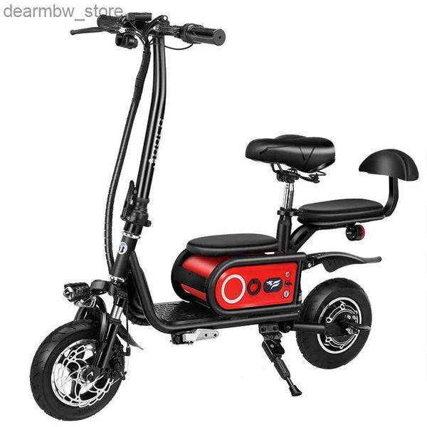 Bisiklet Ectric Bicyc Hafif Katlanır Ectrik Scooter Yetişkin Mini 48V Ectric Bicyc Pil Araba L48