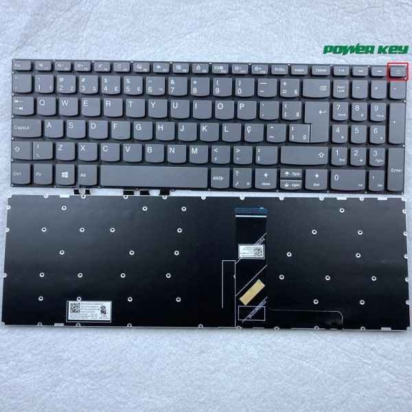 Tastaturen Brasilien Tastatur für Lenovo IdeaPad 330S15 13015ISK 330S15arr 330S15AST 330S15IKB 330S15ISK 700015 Power -Taste BR -Layout