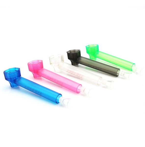 Tubi di fumo con toppuff portatile tubi di fumo tabacco shisha shisha silicone tubi fumatori acrilici tubi per tubo d'acqua accessori per fumo9232862