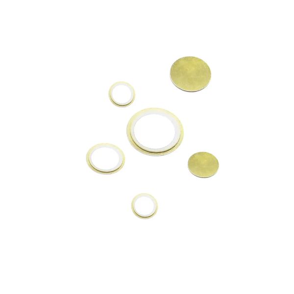 10pc/Los Piezo -Elemente Summer Sound -Sound -Sensor -Trigger -Drum Disc Copper Piezo Lautsprecher 12 mm 20 mm 27 mm 35 mm 50 mm Piezoelektrikum