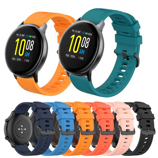 Para umidigi uwatch 3s / 2s / 2 / urun s Smart Watch Band Silicone Band para Amazfit 2 Stratos Watchbands Acessórios de pulseira