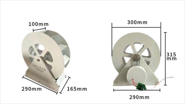 Generatore di turbine ad acqua, ruota idrica, generatore idroelettrico, generazione di energia a disco a bassa velocità, vento da esterno e ruota d'acqua