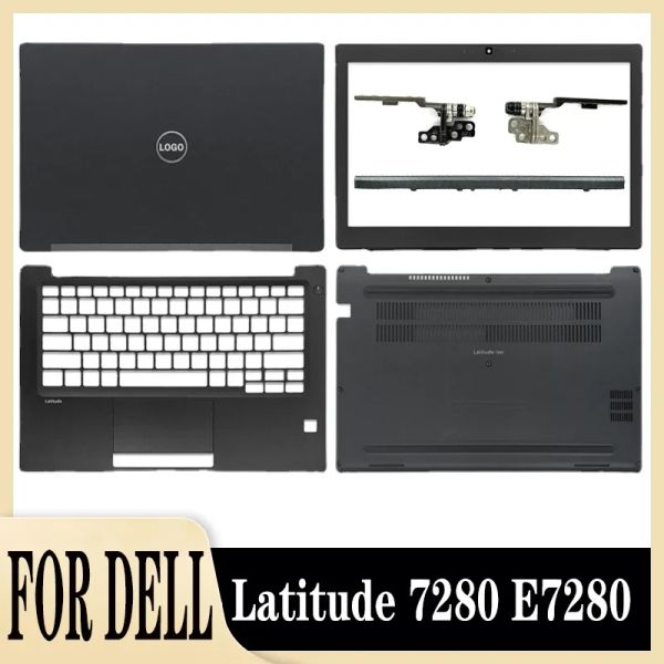 Dell Latitude 7280 E7280 Dizüstü Bilgisayar LCD arka kapak ön çerçeve Palmground Alt Kılıf Menteşeleri 12.5 inç için yeni orijinal