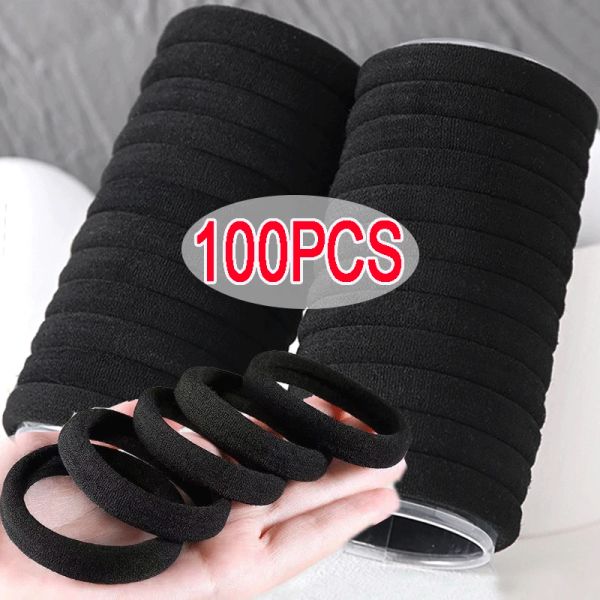 NOVAS ELASTIC BASIC BASE BASE BANDS PARA MULHERS GIRLAS BLABA BLABA RORBORAÇÃO TIES DE PONYLATH STORTE SCRUnchies Kids Hair Acessórios