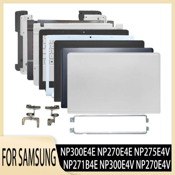 Fälle, die neu für Samsung NP300E4E NP270E4E NP275E4V NP271B4E NP300E4V NP270E4V Laptop LCD -Rückdeckabdeckung vordere Lünette Tastatur Bottom Case