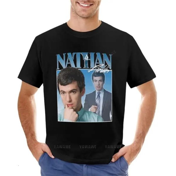 Nathan Fielder 90_S Vintage T -Shirt Sommer Top Hippie Kleidung Custom T -Shirts Entwerfen Sie Ihre eigenen Herren Tall 240409