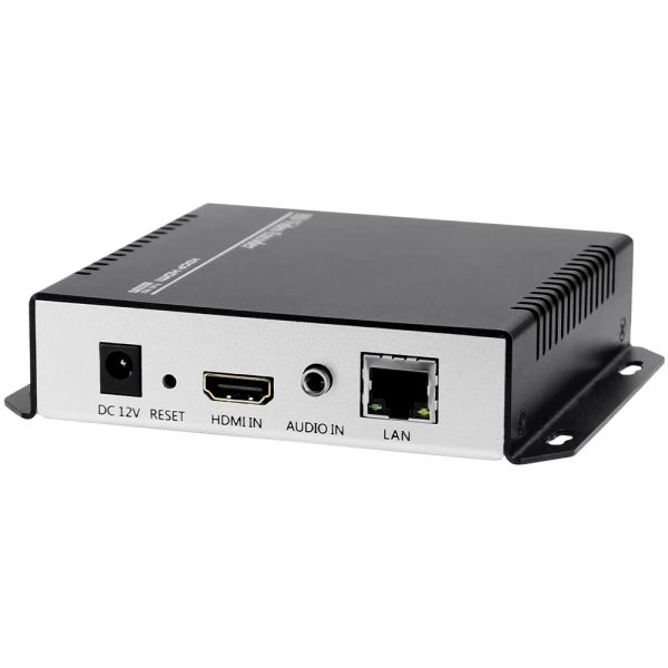 HEVC MPEG4 HDMI TO IP ECCODER VIDEO VIDEO SVIGIO H.264 RTMP ENCODER 4K ENCODER IPTV H.265 con HLS HTTP RTSP UDP RTMPS SRT