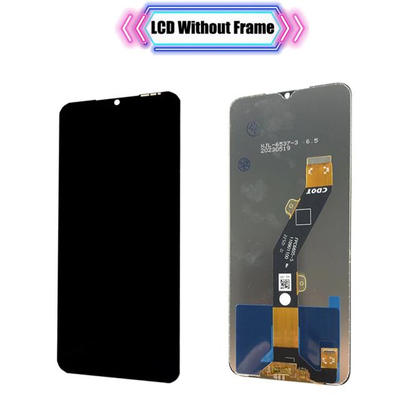 6,6 pollici per tecno pop 7 pro bf7 bf7n display sullo schermo LCD con gruppo di pannello di vetro touchscreen parti di sostituzione completa