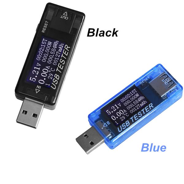 8 in 1 QC2.0 3.0 USB -Tester Digital Voltmeter Stromspannungskapazitätsmesser Energieleistungsindikatordetektor
