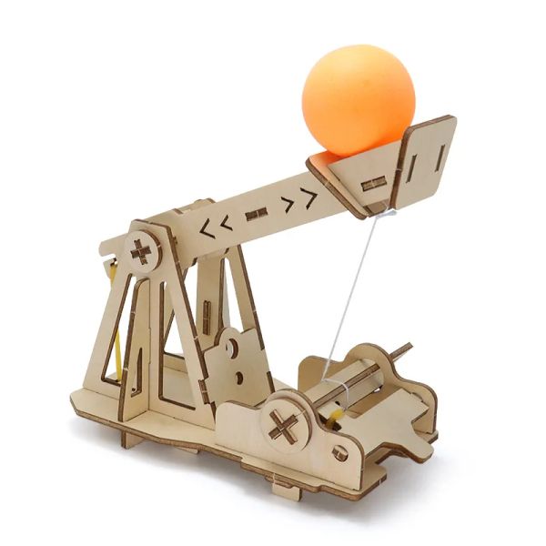 Наборы научных экспериментов Учебные проекты Простые катапульты подарки деревянная школа для детей Катапульты установить 3D игрушечный проект G25