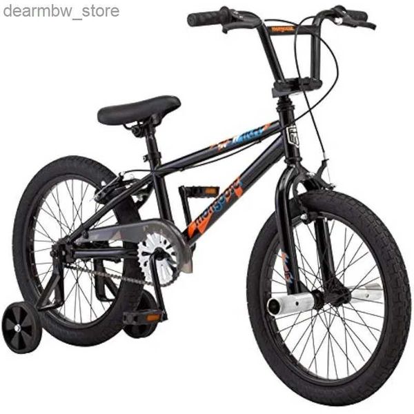 Bike switch e stordi per bambini BMX bici e ragazze in bicicletta da 5-8 anni da 18 pollici bici da 18 pollici con ruote da allenamento o senza L48