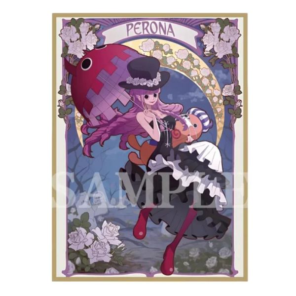 60pcs/Set Anime One Piece Opcg Game Flash Card Sleeve Shirahoshi Hancock Nami Robin Uta Yamato Perona Collectibles Geschenkspielzeug