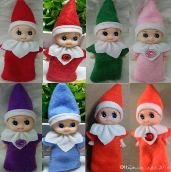 10pcs de ótima qualidade de natal bonecas bonecas bebê bonecas bonecas Toys Mini Natal Decoração Doll Kids Toys Childrens Gifts2205601