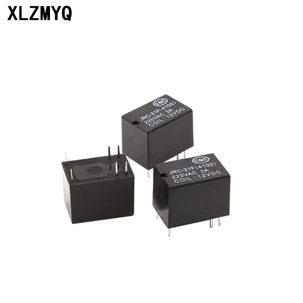 10pcs JRC-21f Miniatur-PCB-Relais 4100 DC 3V 5V 12V Mini Power Relay 6Pin PCB Mount Circuit Board Relays 3VDC 5VDC 12VDC