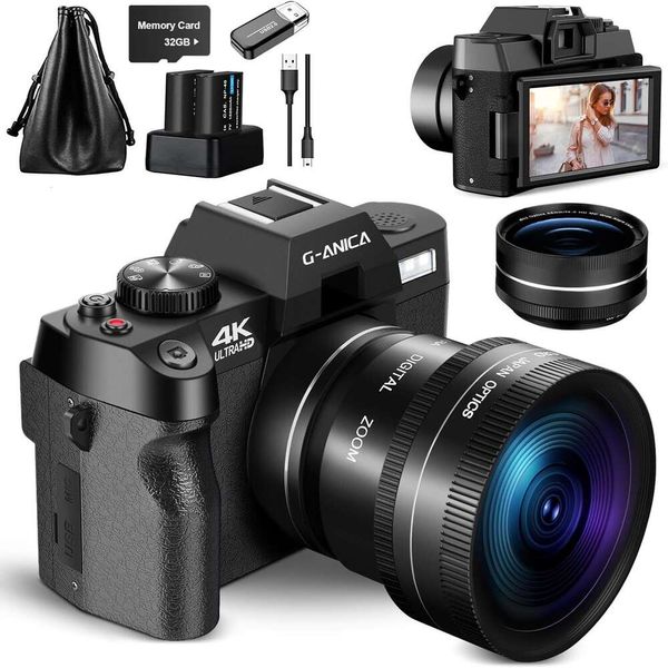 Capture fotos impressionantes de 48MP e vídeos 4K com esta câmera digital avançada - perfeita para entusiastas de fotografia e videografia profissional