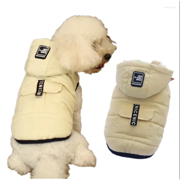 Abbigliamento per cani a prova di vento personalizzato abiti da inverno di lusso all'ingrosso impermeabile per piccoli e grandi abiti da design cappotto