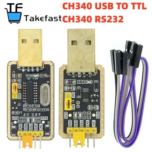 CH340 -Modul anstelle von PL2303 CH340G CH340E RS232 zum TTL -Modul Upgrade USB zu seriellem Anschluss in neun Bürstenplatte für Arduino