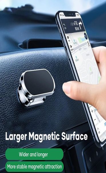 Magnetischer Automobilhalterständer für Smartphones 12 Pro Max Wall Metall Magnet GPS -Auto Mount Dashboard8657433