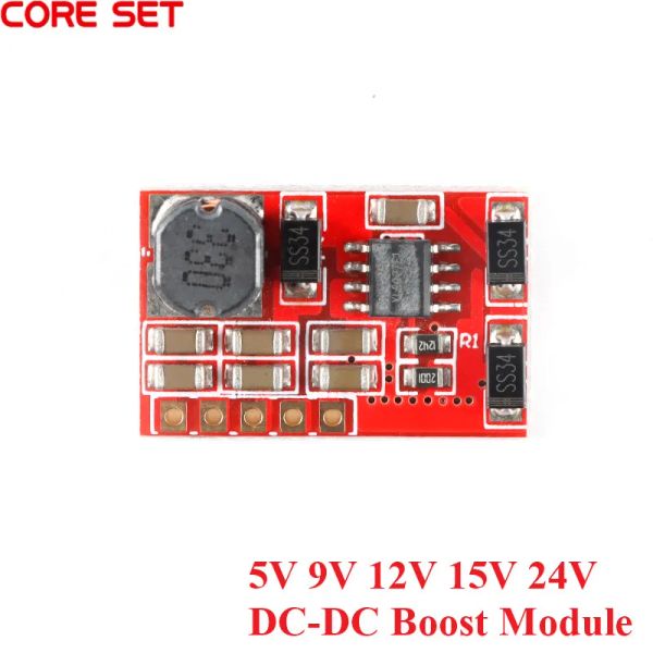 A08 DC-DC-Boost-Modul 5V 9V 12V 15V 24V Netzteilmodul V3.1 DC 5V STEP UP-Modul positive negative NEU NEU