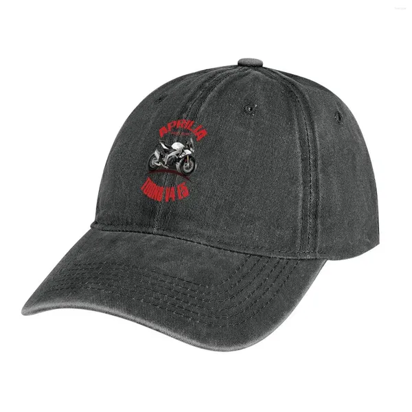 Berets Designer Motorrad von Aprilia Tuono V4 E5 Cowboyhut Brand Man Cap Drop Rave für Frauen