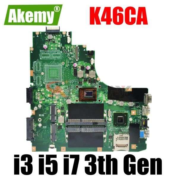 Материнская плата K46CA Материнская плата для ноутбука для ASUS A46C S46C E46C K46CB K46CM K46CA Notebbook Mainbor Book с I3 I5 I7 CPU