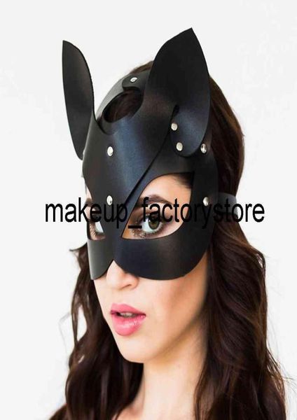 Massaggio sexy Donne bdsm PU maschera in pelle bondage erotica cosplay fetish adulto 18 giocattoli sessuali per donne coppie giochi rave giocattolo sessuale ad8517562