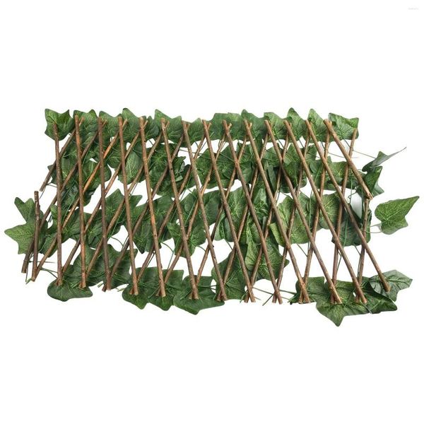 Flores decorativas Faux Ivy Privacy Fence Wall Decoration