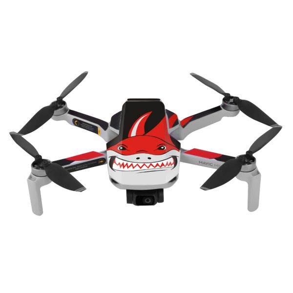 Drones adesivos de pvc shraps para mavic mini drone protetora filme de proteção à prova d'água dos decalques à prova de arranhões de capa completa Drones de pele acessórios