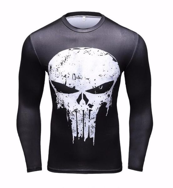 Magliette magliette magliette camicia a compressione allenamento di allenamento fitness uomini cosplay rashgard a maniche lunghe cimpili bodybuilding t 3d stampato 8797226