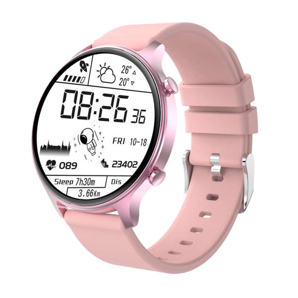 Nuovo DS30 Smartwatch 1.28 Full Circle Screen Frequenza cardiaca, pressione, promemoria di informazioni sull'ossigeno nel sangue, musica, più modalità sportive